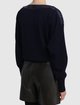 Тёмно-синий свитер Sportmax: фото 4 - Invogue