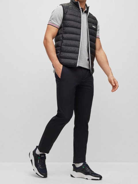 Тёмно-синие кроссовки BOSS: фото 4 - Invogue