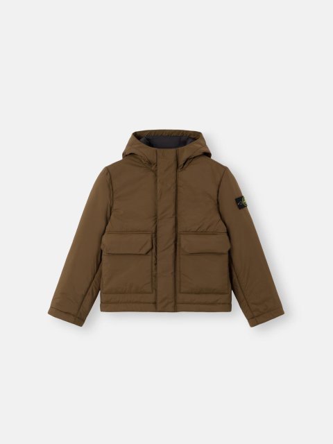 Зелена куртка STONE ISLAND KIDS : фото - Invogue