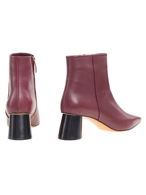 Бордовые сапоги MAX&CO: фото 3 - Invogue