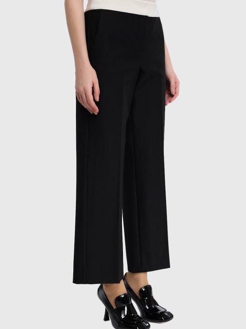 Чорні брюки MAX MARA: фото 2 - Invogue