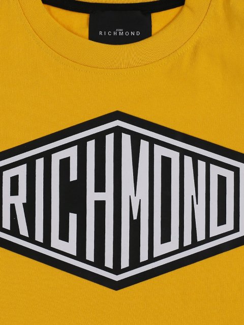 Жёлтая футболка JOHN RICHMOND JUNIOR: фото 2 - Invogue