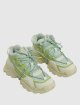 Зелёные сникерсы KENZO: фото 1 - Invogue
