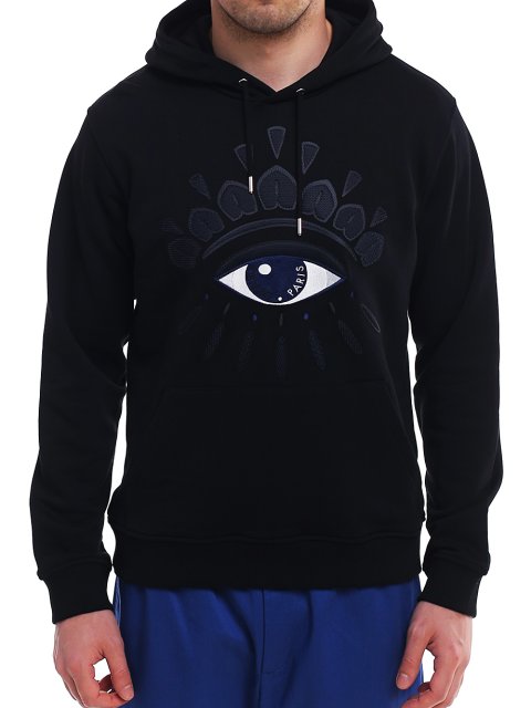 Чёрный свитшот KENZO: фото 3 - Invogue