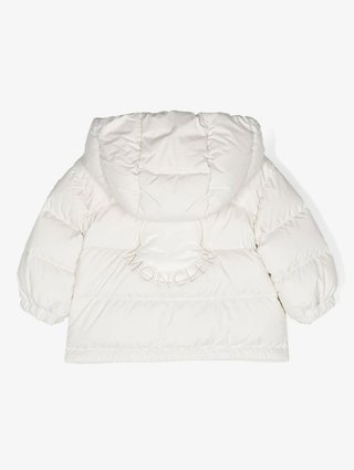 Бежевая куртка MONCLER ENFANT: фото 1 - Invogue