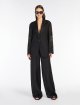 Чорні брюки Max Mara лляні: фото 1 - Invogue