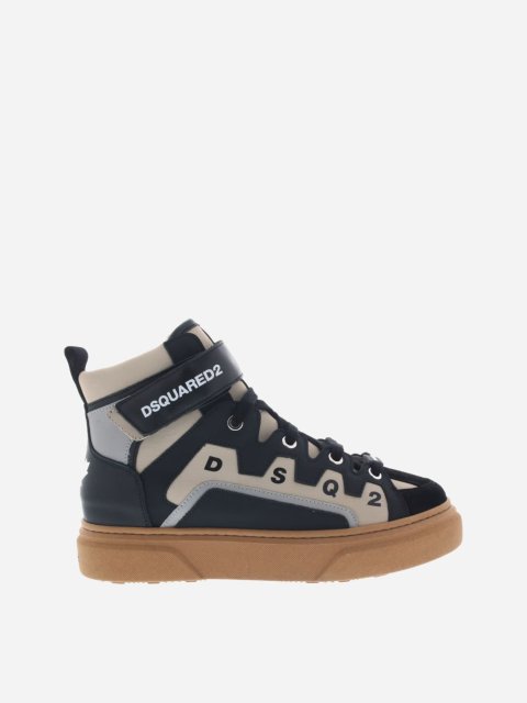Черевики DSQUARED KID з логотипом: фото - Invogue