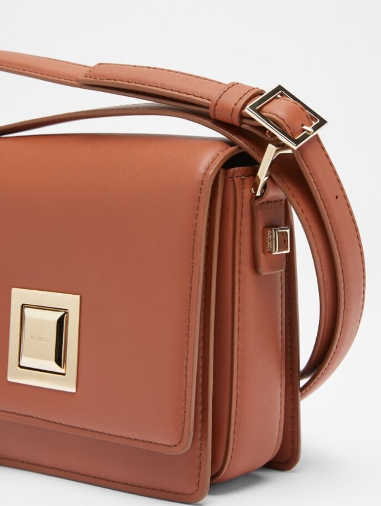 Коричневая сумка MAX MARA: фото 3 - Invogue