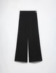 Черные брюки Max&Co из хлопка и шерсти: фото - Invogue