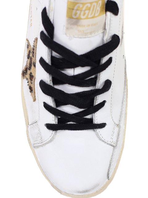 Белые сникерсы GOLDEN GOOSE: фото 6 - Invogue
