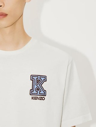 Белая футболка KENZO: фото 3 - Invogue