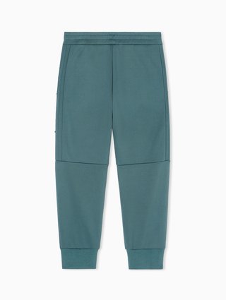 Изумрудная кофта, брюки EMPORIO ARMANI KIDS из хлопка: фото 3 - Invogue