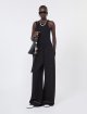 Чорний топ Sportmax з бавовни та шовку: фото 1 - Invogue