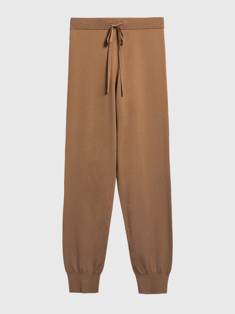 Бежевые брюки MAX MARA: фото - Invogue