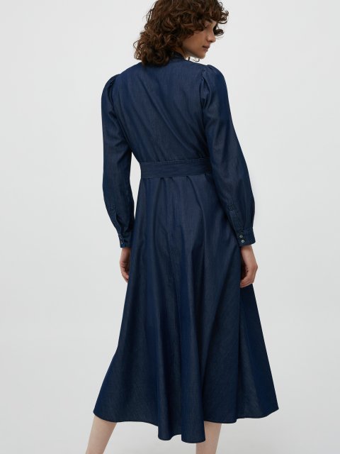 Синее платье MAX&CO: фото 2 - Invogue