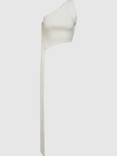 Белый топ HELMUT LANG: фото - Invogue