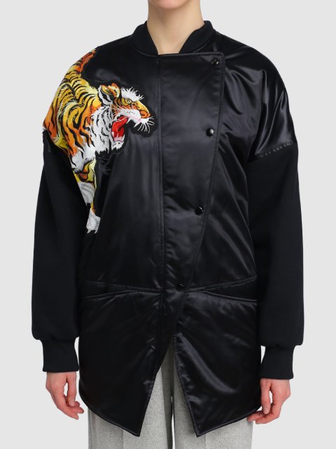 Чёрная куртка KENZO: фото 3 - Invogue