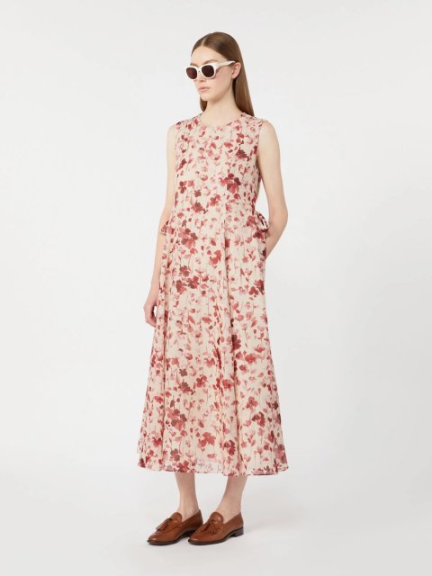 Рожева сукня Max Mara з рамі: фото 1 - Invogue