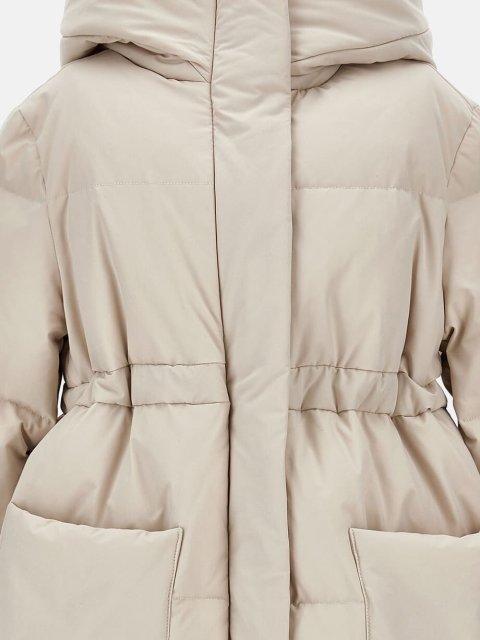 Бежеве пальто MONNALISA : фото 3 - Invogue