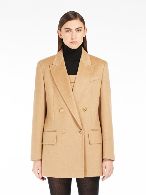 Темно-бежевий жакет MAX MARA з вовни: фото 2 - Invogue