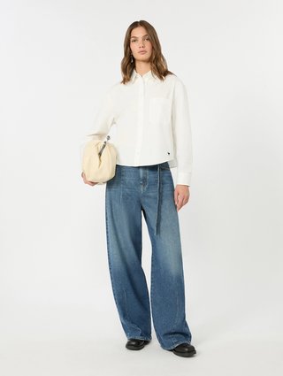 Біла сорочка Weekend Max Mara з бавовни: фото 1 - Invogue