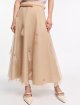 Бежева спідниця DOROTHEE SCHUMACHER з шовку: фото 2 - Invogue