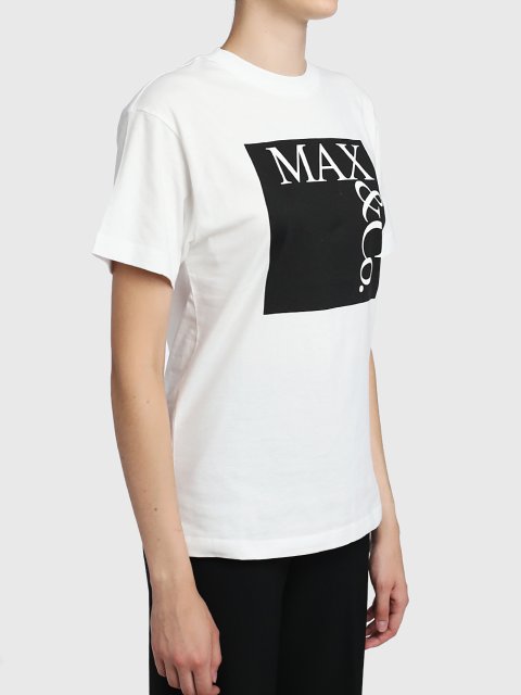 Чёрная футболка MAX&CO: фото 2 - Invogue