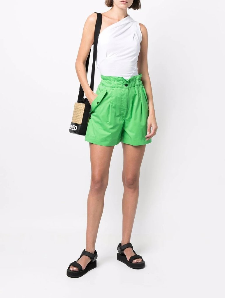 Бирюзовые шорты KENZO: фото 3 - Invogue