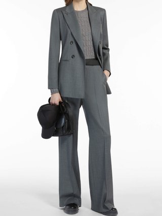 Темно-сірий жакет MAX MARA : фото 3 - Invogue