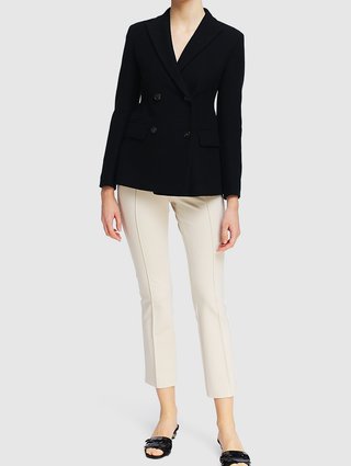 Молочные брюки WEEKEND MAX MARA: фото 1 - Invogue