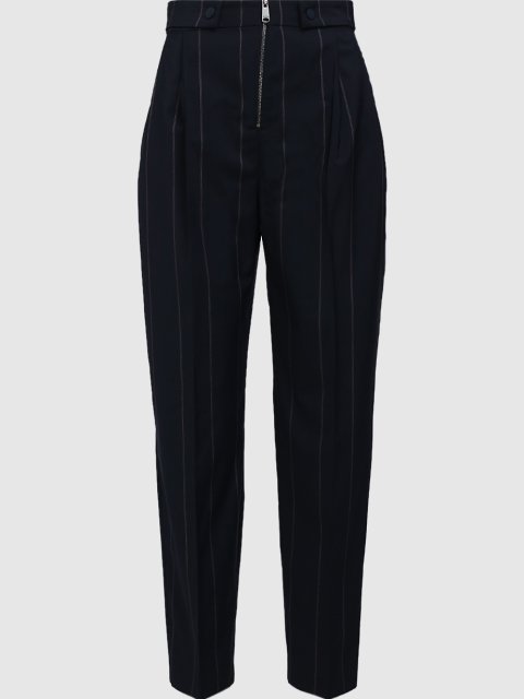 Тёмно-синие брюки MAX&CO: фото - Invogue