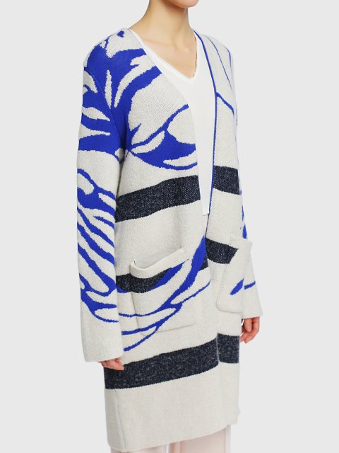 Синий кардиган MARC CAIN: фото 3 - Invogue