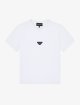 Футболка з щільного бавовняного джерсі з вишивкою Eagle Emporio Armani Kids: фото - Invogue