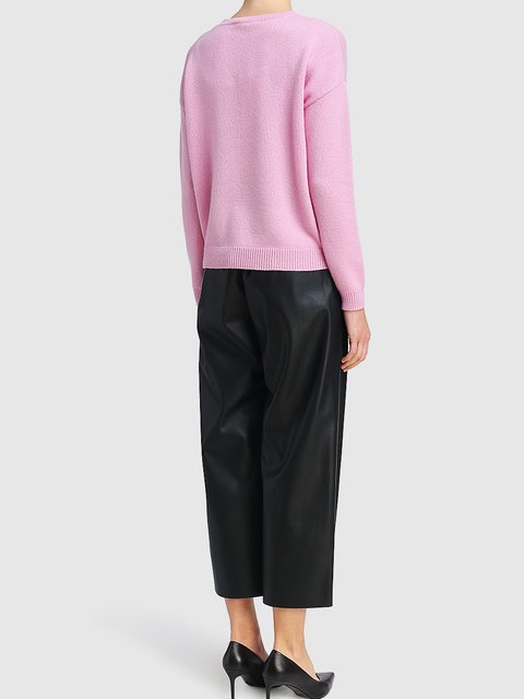 Розовый свитер MAX MARA: фото 2 - Invogue