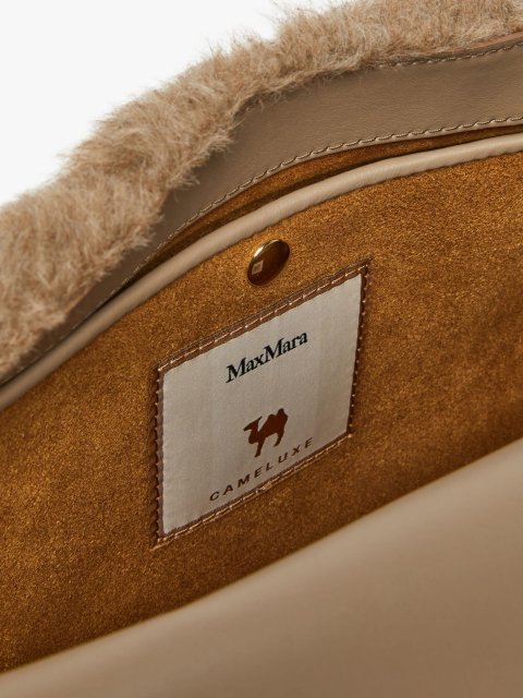 Сірий клатч MAX MARA : фото 3 - Invogue