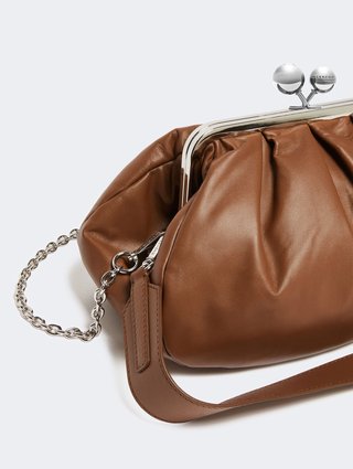 Коричнева сумка Pasticcino Weekend MaxMara зі шкіри: фото 2 - Invogue