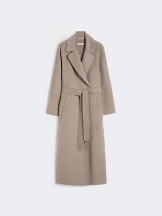 Серое пальто MAX MARA из шерсти: фото - Invogue