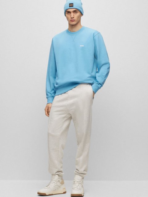 Синий свитшот BOSS: фото 4 - Invogue