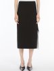 Чорна спідниця Sportmax з еластичної бавовни: фото 2 - Invogue