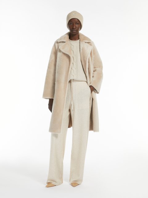 Бежеві штани Max Mara з вовни та кашеміру: фото 3 - Invogue