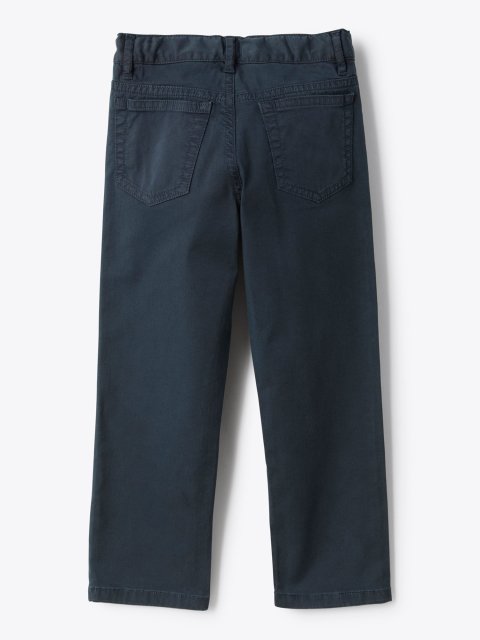 Синие джинсы IL GUFO из габардина: фото 1 - Invogue