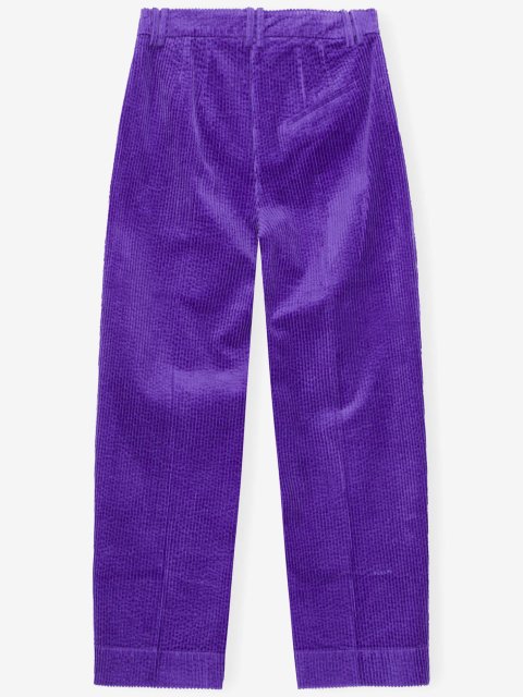 Фіолетові брюки GANNI : фото 4 - Invogue