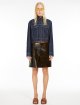 Темно-синя куртка Sportmax коротка: фото 3 - Invogue