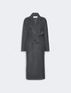 Тёмно-серое пальто Max Mara из кашемира: фото - Invogue
