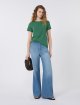 Зелена футболка Weekend Max Mara з бавовни та еластану: фото 1 - Invogue