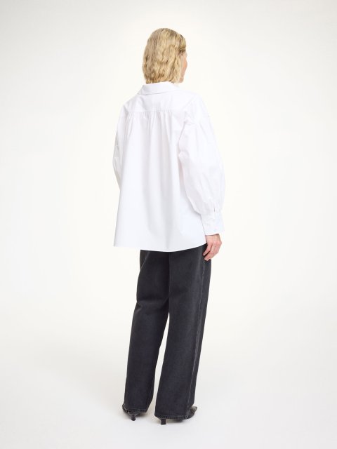 Біла сорочка BY MALENE BIRGER з органічної бавовни: фото 3 - Invogue