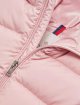 Рожевий пуховик Moncler з капюшоном: фото 2 - Invogue