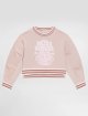 Рожева кофта DOLCE&GABBANA KIDS з бавовни: фото - Invogue