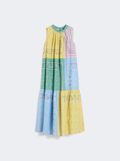 Різнокольорова сукня Weekend Max Mara з бавовни: фото - Invogue