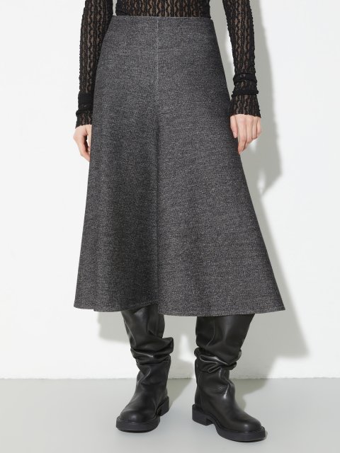 Темно-сіра спідниця MAX&CO з еластичної бавовни: фото 36 - Invogue